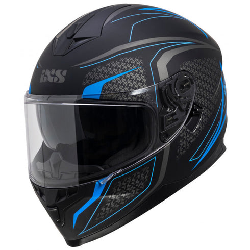Casca Moto IXS 1100 2.4 MATT BLACK-BLUE